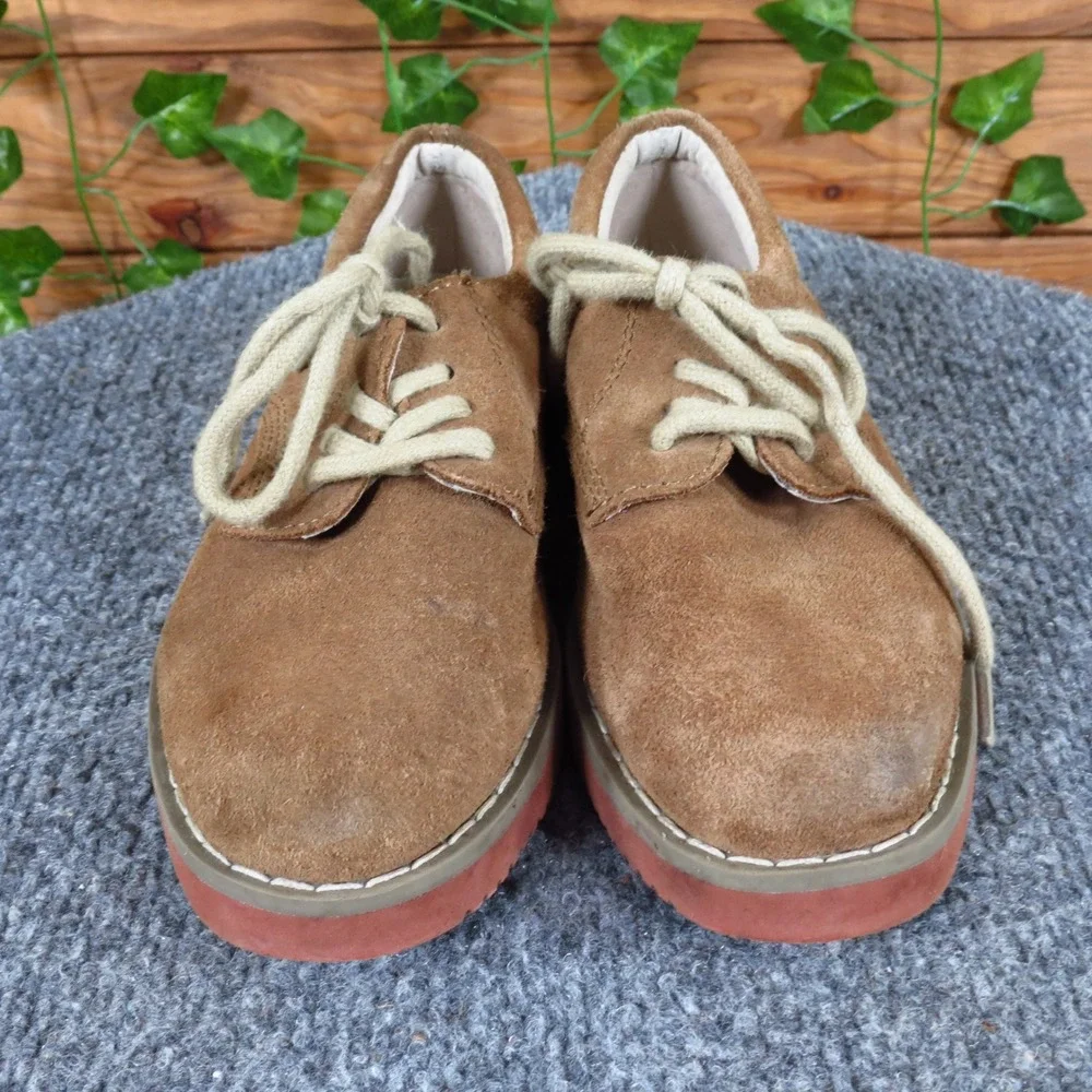 Tucker + Tate Boys Toddler 9.5 Brown Suede Oxford Shoes Classic‎ Lace Up